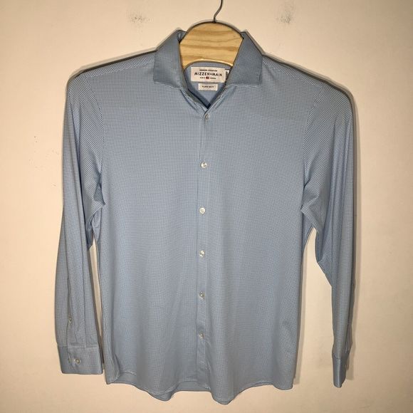 Mizzen + Main Spinnaker Collection Trim Fit Long Sleeve Button Up‎ Shirt Size XL - Picture 2 of 6